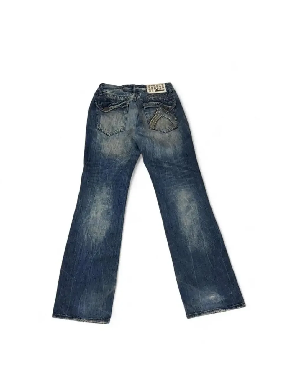 Buckaroo vintage flap pockets with stud works mud wash shade - Picture 2 of 8